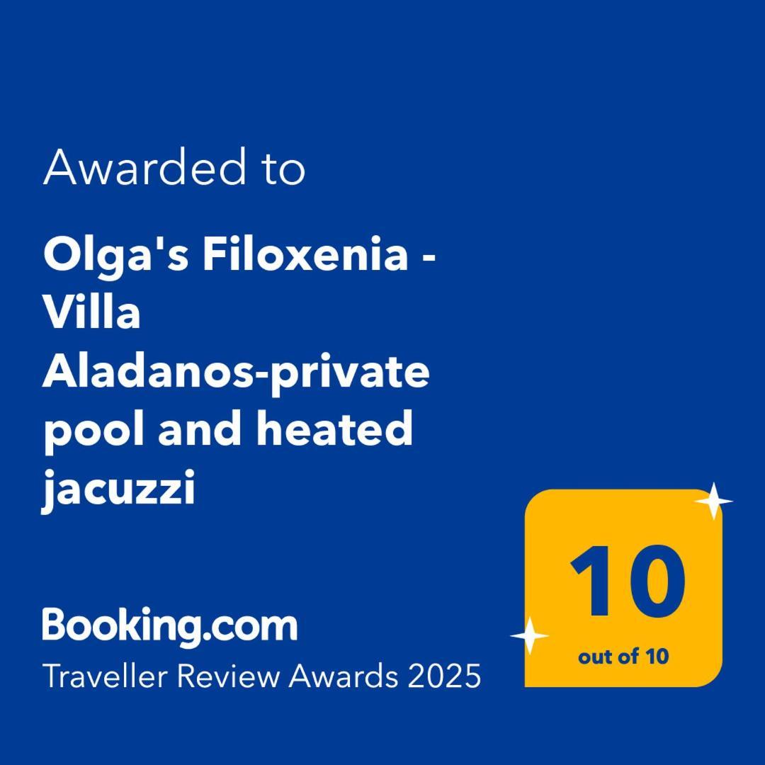 Olga'S Filoxenia - Villa Aladanos-Private Pool And Heated Jacuzzi Makhairoí المظهر الخارجي الصورة