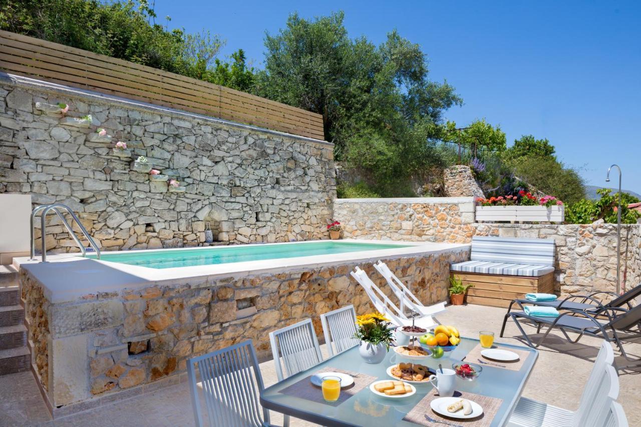 Olga'S Filoxenia - Villa Aladanos-Private Pool And Heated Jacuzzi Makhairoí المظهر الخارجي الصورة